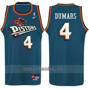 canotte joe dumars #4 detroit pistons alternato