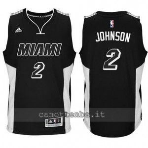 canotte joe johnson #2 miami heat 2014-2015 nero