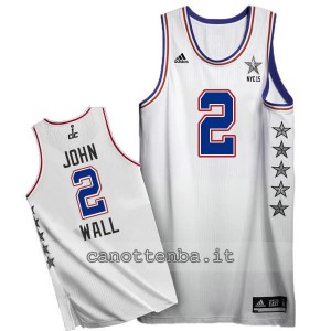 canotte john wall #2 nba all star 2015 bianca