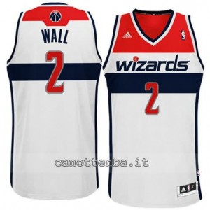 canotte john wall #2 washington wizards revolution 30 bianca