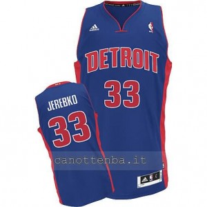 canotte jonas jerebko #33 detroit pistons blu