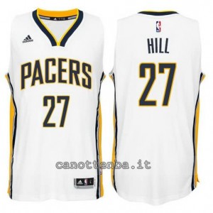 canotte jordan hill #27 indiana pacers 2014-2015 bianca