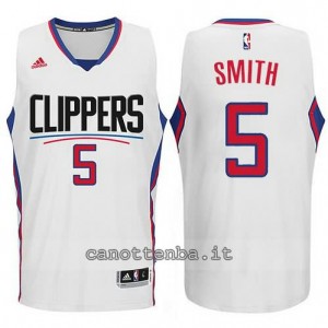 canotte josh smith #5 los angeles clippers 2015-2016 bianca