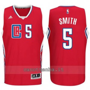 canotte josh smith #5 los angeles clippers 2015-2016 rosso