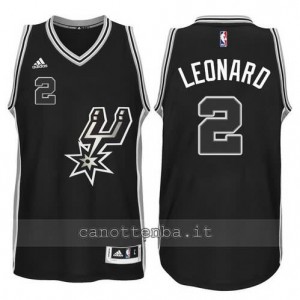 canotte kawhi leonard #2 san antonio spurs 2015-2016 nero