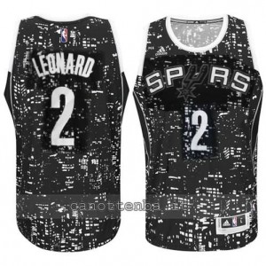 canotte kawhi leonard #2 san antonio spurs lights nero