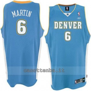 canotte kenyon martin #6 denver nuggets blu