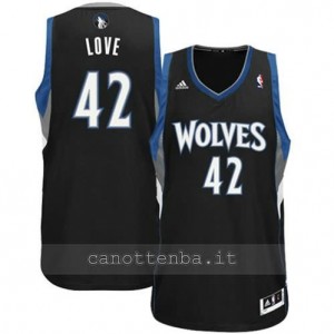 canotte kevin love #42 minnesota timberwolves revolution 30 nero