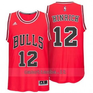 canotte kirk hinrich #12 chicago bulls 2014-2015 rosso