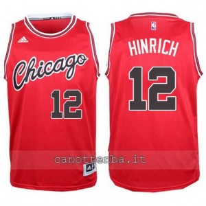 canotte kirk hinrich #12 chicago bulls 2015-2016 rosso