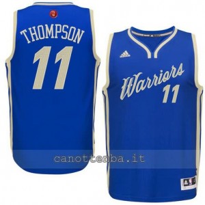 canotte klay thompson #11 golden state warriors natale 2015 blu