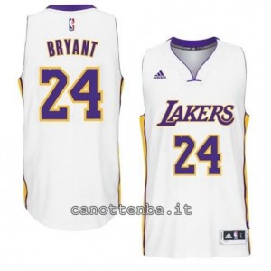 canotte kobe bryant #24 los angeles lakers 2014-2015 bianca