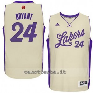 canotte kobe bryant #24 los angeles lakers natale 2015 giallo