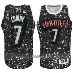 canotte kyle lowry #7 toronto raptors lights nero