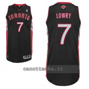 canotte kyle lowry #7 toronto raptors revolution 30 nero