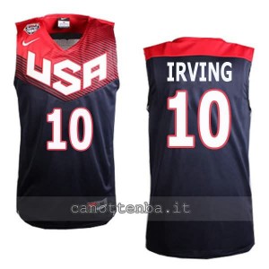 canotte kyrie irving #10 nba usa 2014 nero