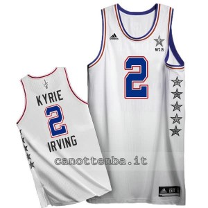 canotte kyrie irving #2 nba all star 2015 bianca