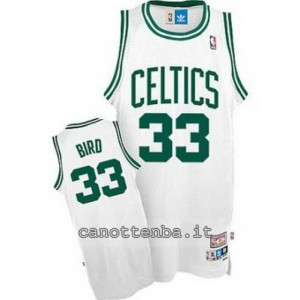 canotte larry bird #33 boston celtics classico bianca