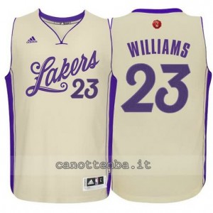 canotte lou williams #23 los angeles lakers natale 2015 giallo
