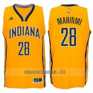 canotte mahinmi #28 indiana pacers 2014-2015 giallo