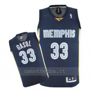 canotte marc gasol #33 memphis grizzlies revolution 30 navy