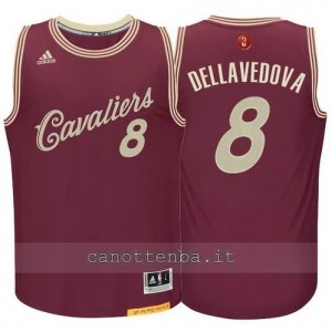 canotte matthew dellavedova #8 cleveland cavaliers natale 2015 resso