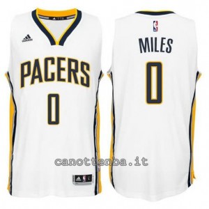 canotte miles #0 indiana pacers 2014-2015 bianca