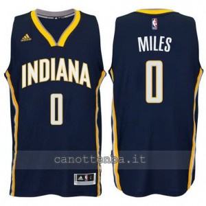 canotte miles #0 indiana pacers 2014-2015 blu