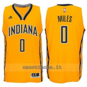 canotte miles #0 indiana pacers 2014-2015 giallo