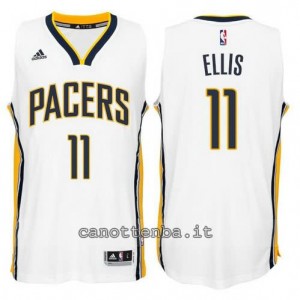 canotte monta ellis #11 indiana pacers 2014-2015 bianca