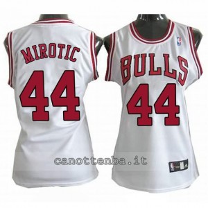 canotte nba donna chicago bulls nikola mirotic #44 bianca