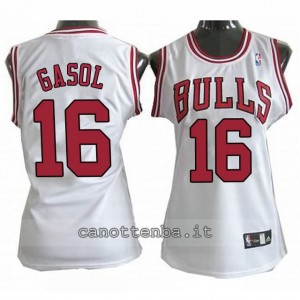 canotte nba donna chicago bulls pau gasol #16 bianca