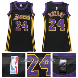 canotte nba donna los angeles lakers kobe bryant #24 navy blu