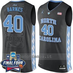 canotte ncaa north carolina tar heels harrison barnes #40 nero