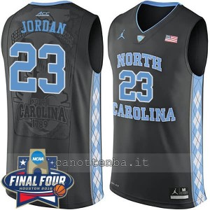 canotte ncaa north carolina tar heels michael jordan #23 nero