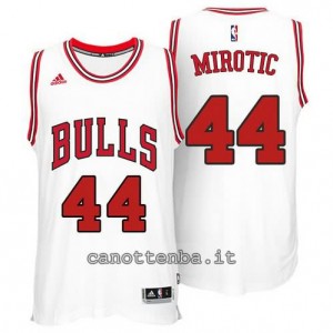 canotte nikola mirotic #44 chicago bulls 2014-2015 bianca