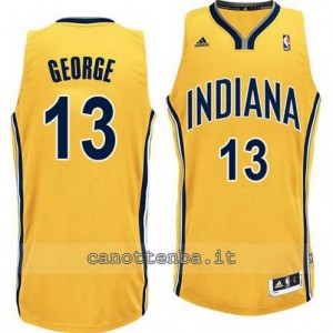 canotte paul george #13 indiana pacers revolution 30 giallo