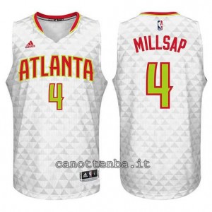 canotte paul millsap #4 atlanta hawks 2015-2016 bianca