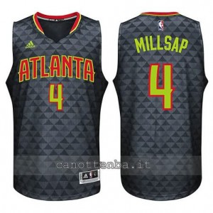 canotte paul millsap #4 atlanta hawks 2015-2016 nero