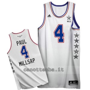 canotte paul millsap #4 nba all star 2015 bianca