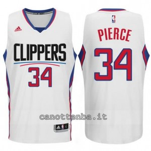 canotte paul pierce #34 los angeles clippers 2015-2016 bianca