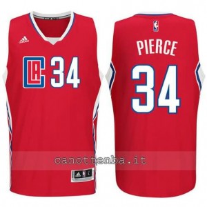 canotte paul pierce #34 los angeles clippers 2015-2016 rosso