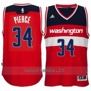 canotte paul pierce #34 washington wizards 2014-2015 rosso