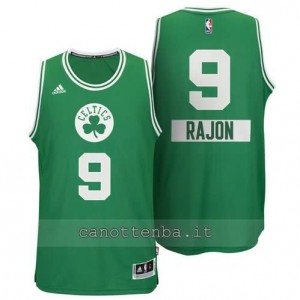 canotte rajon rondo #9 boston celtics natale 2014 verde