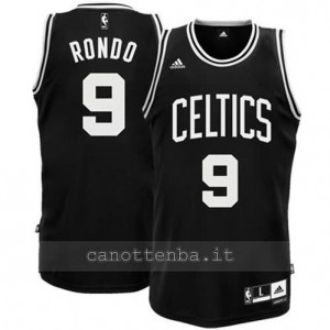 canotte rajon rondo #9 boston celtics revolution 30 nero