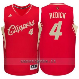 canotte redick #4 los angeles clippers natale 2015 rosso