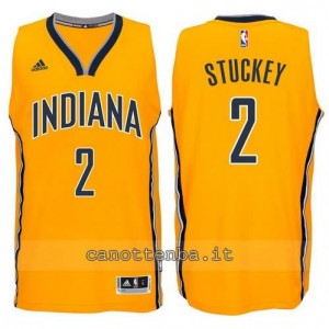 canotte rodney stuckey #2 indiana pacers 2014-2015 giallo