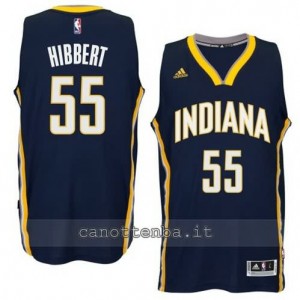canotte roy hibbert #55 indiana pacers 2014-2015 blu