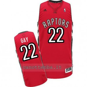 canotte rudy gay #22 toronto raptors revolution 30 rosso