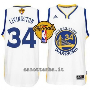 canotte shaun livingston #34 golden state warriors finale 2015 bianca